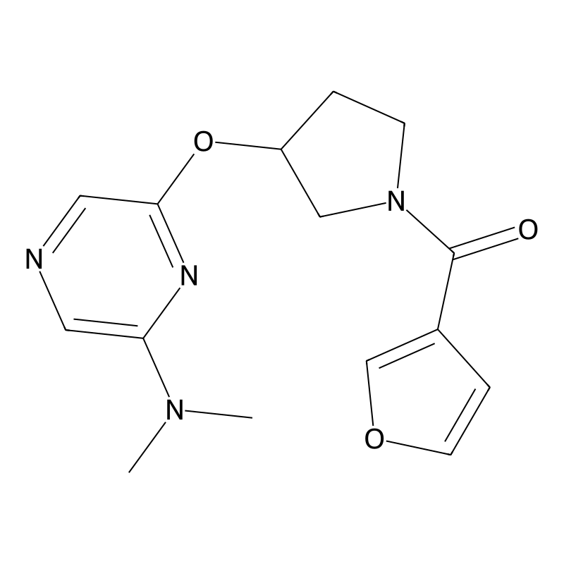 (3-((6-(Dimethylamino)pyrazin-2-yl)oxy)pyrrolidin-...
