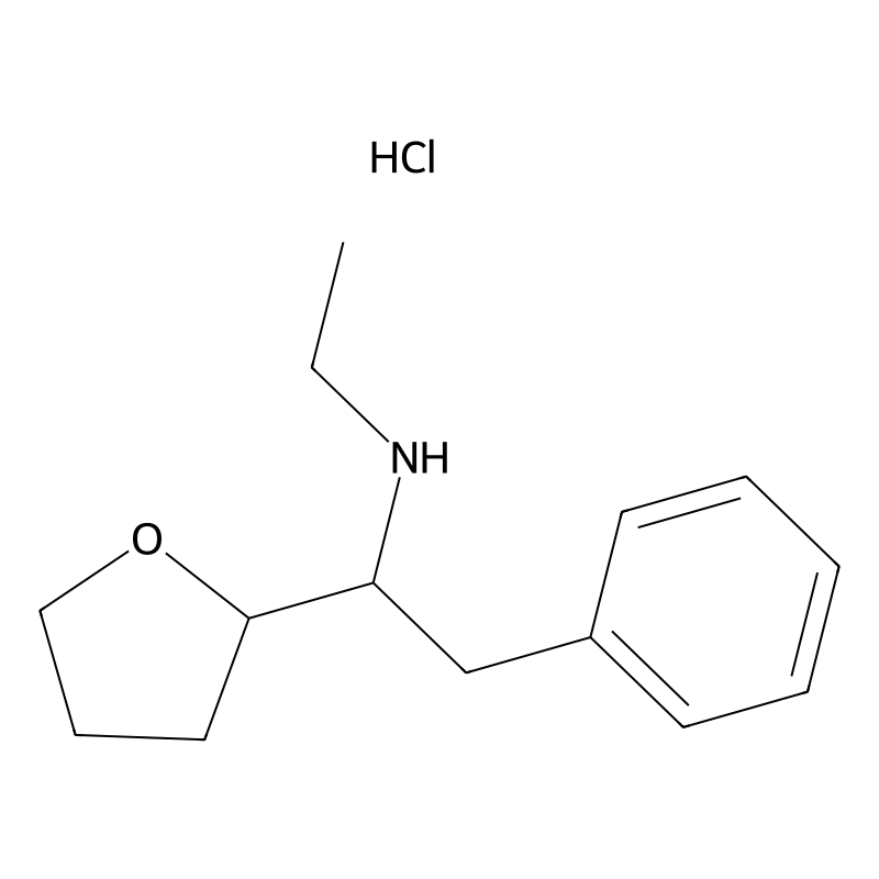 N-Ethyl-1-(oxolan-2-yl)-2-phenylethanamine;hydroch...