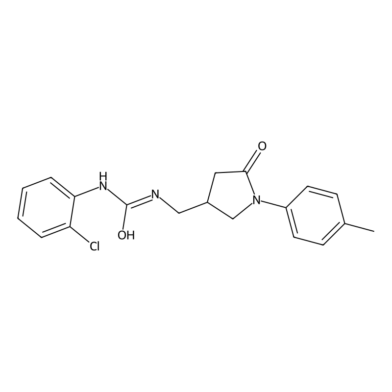 1-(2-Chlorophenyl)-3-((5-oxo-1-(p-tolyl)pyrrolidin...