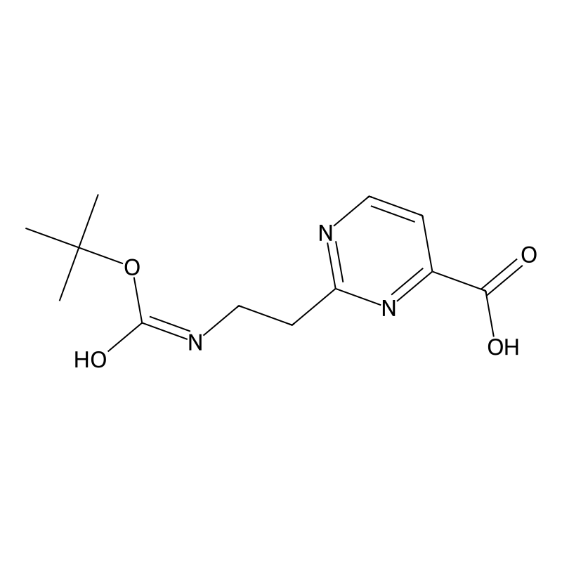 Buy 2 [2 [ 2 Methylpropan 2 Yl Oxycarbonylamino]ethyl]pyrimidine 4 Carboxylic Acid 1782356 12 0