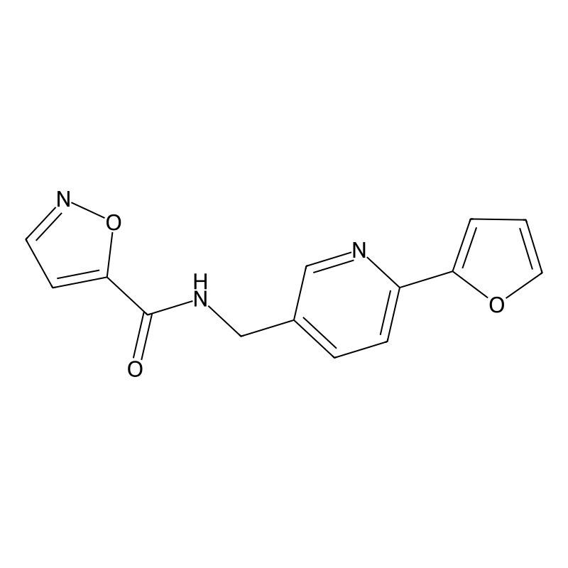 N-((6-(furan-2-yl)pyridin-3-yl)methyl)isoxazole-5-...