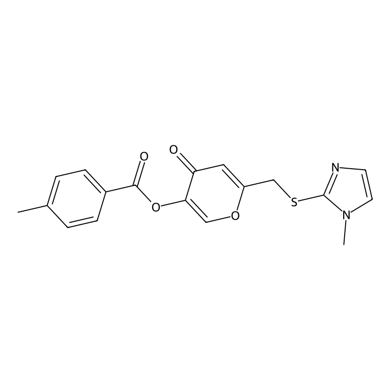 6-(((1-methyl-1H-imidazol-2-yl)thio)methyl)-4-oxo-...