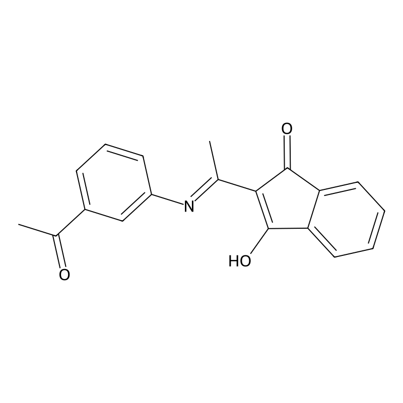 2-[1-(3-acetylanilino)ethylidene]-1H-indene-1,3(2H...