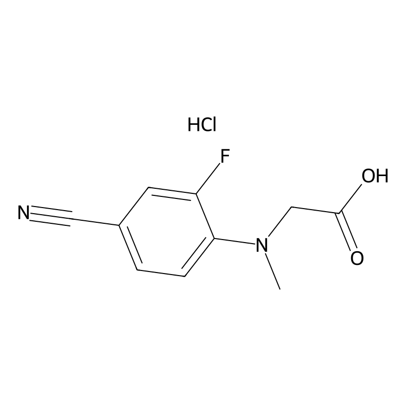 N-(4-Cyano-2-fluorophenyl)-N-methylglycine hydroch...