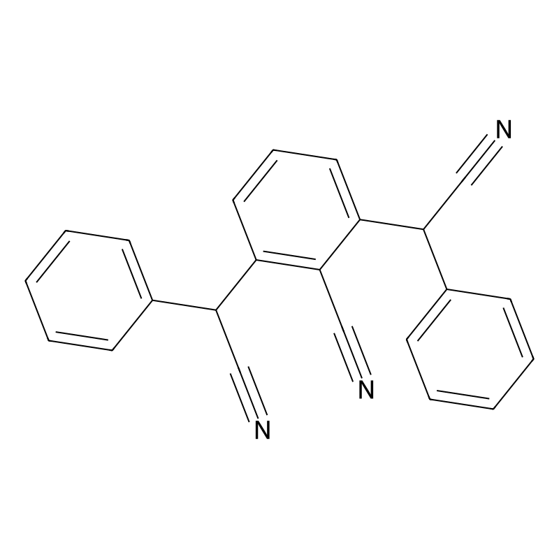 2,6-bis[cyano(phenyl)methyl]benzonitrile