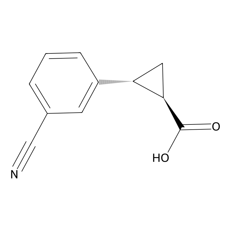 (1R,2R)-2-(3-cyanophenyl)cyclopropane-1-carboxylic...