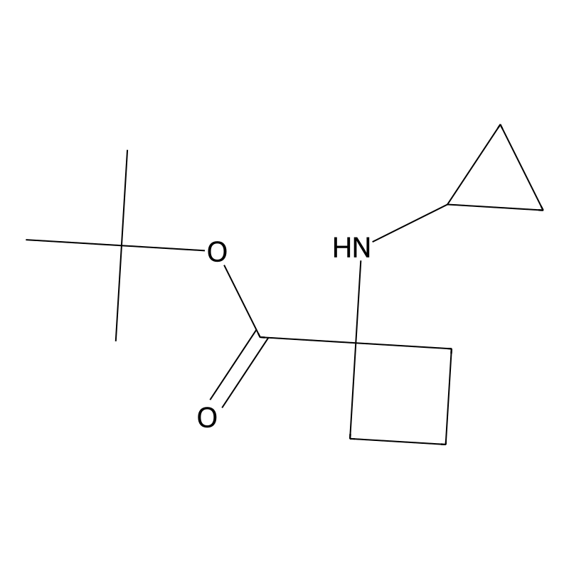 Tert-butyl 1-(cyclopropylamino)cyclobutane-1-carbo...