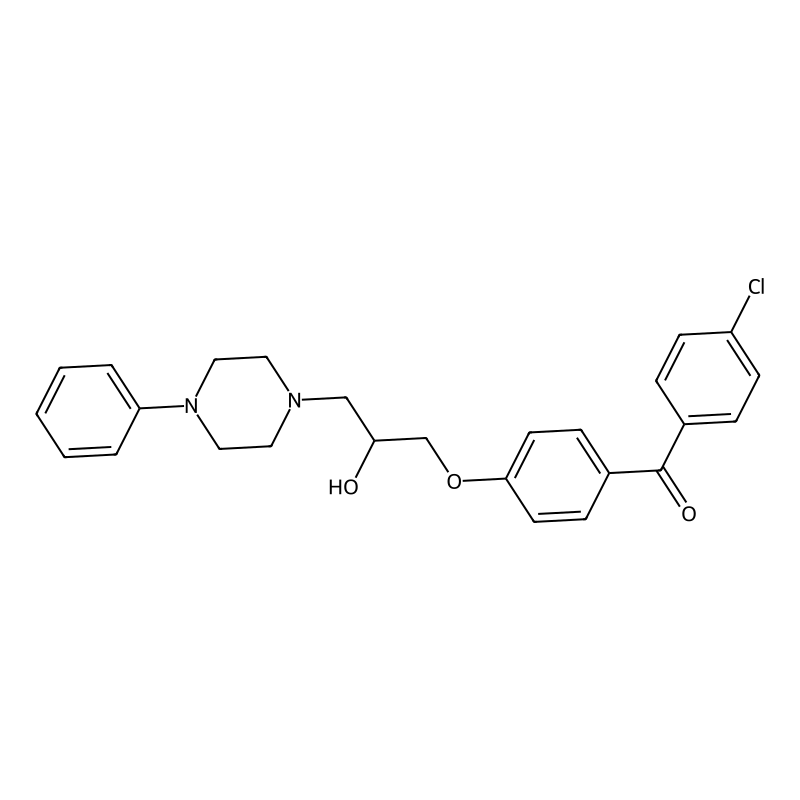 1-[4-(4-Chlorobenzoyl)phenoxy]-3-(4-phenylpiperazi...