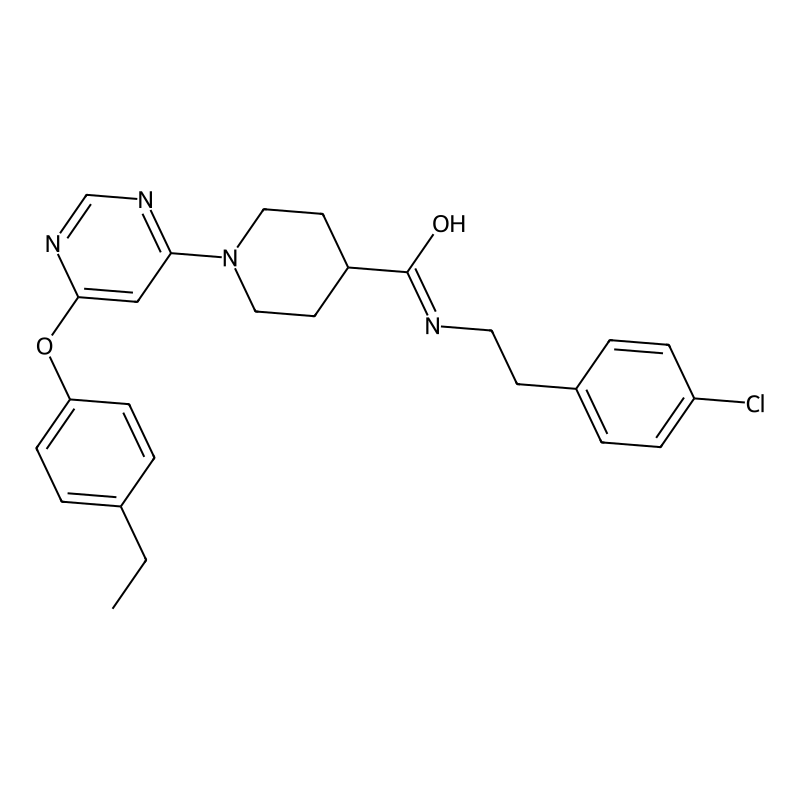 N-[2-(4-chlorophenyl)ethyl]-1-[6-(4-ethylphenoxy)p...