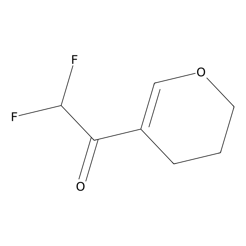 1-(3,4-dihydro-2H-pyran-5-yl)-2,2-difluoroethan-1-...