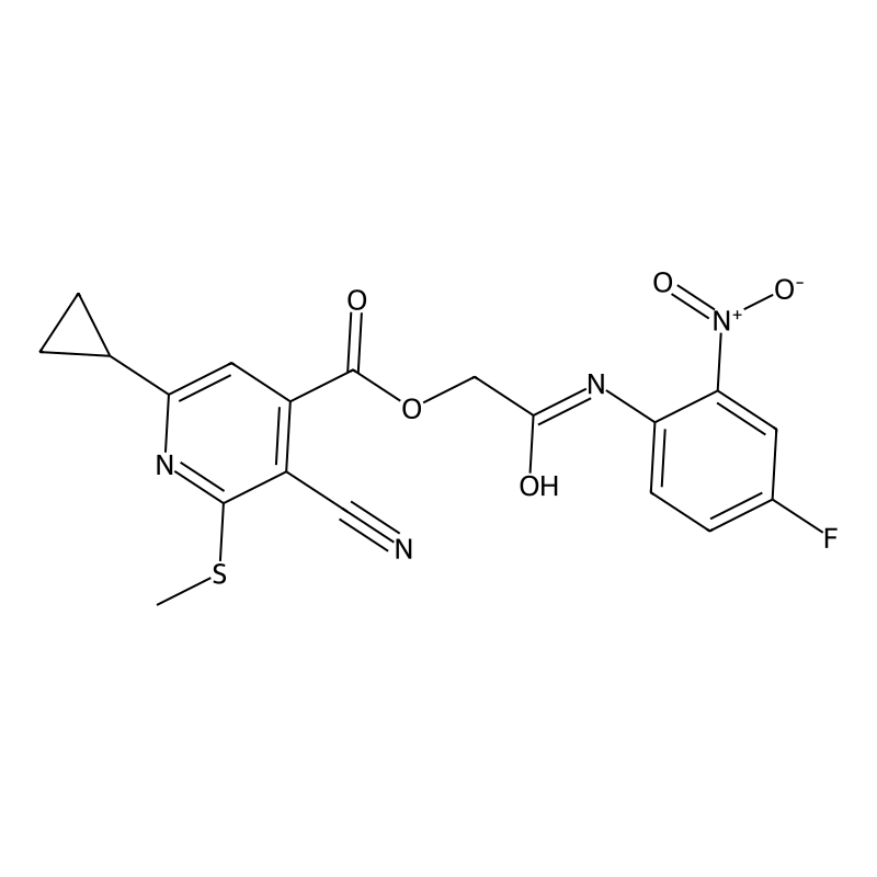 [(4-Fluoro-2-nitrophenyl)carbamoyl]methyl 3-cyano-...