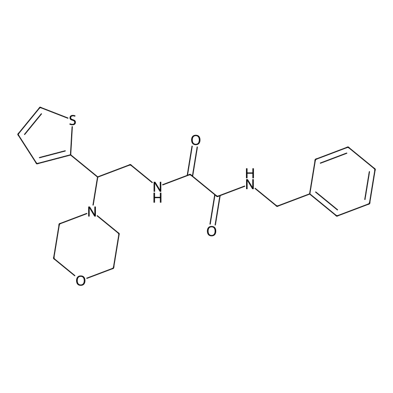 N1-benzyl-N2-(2-morpholino-2-(thiophen-2-yl)ethyl)...