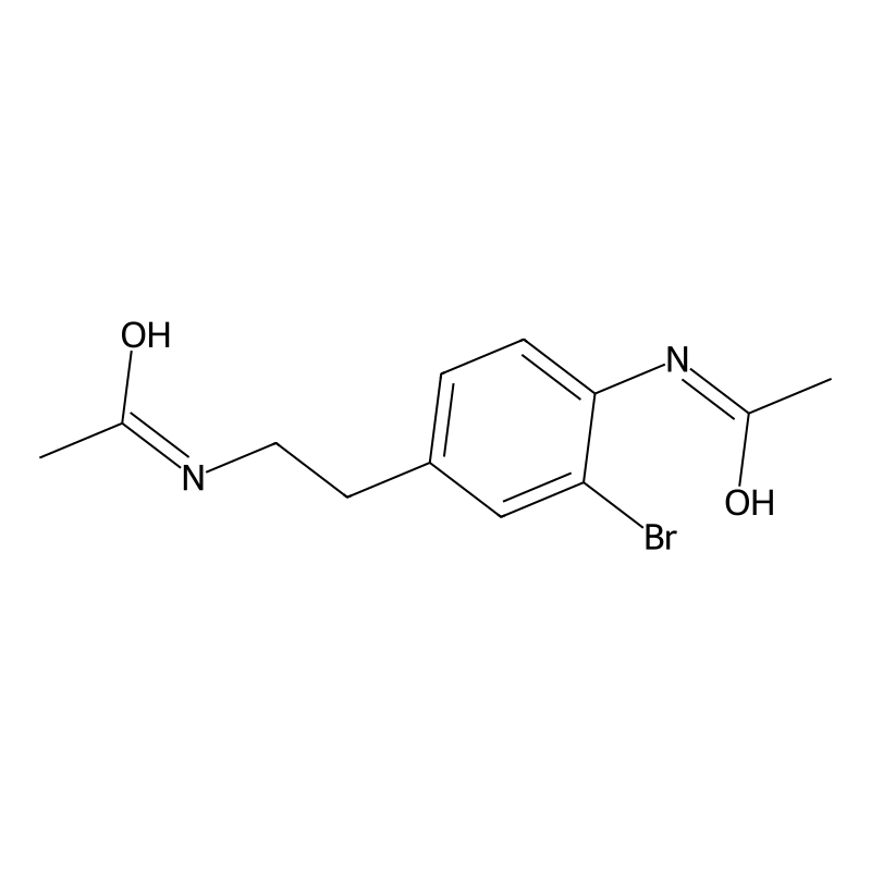 N-[2-(3-bromo-4-acetamidophenyl)ethyl]acetamide