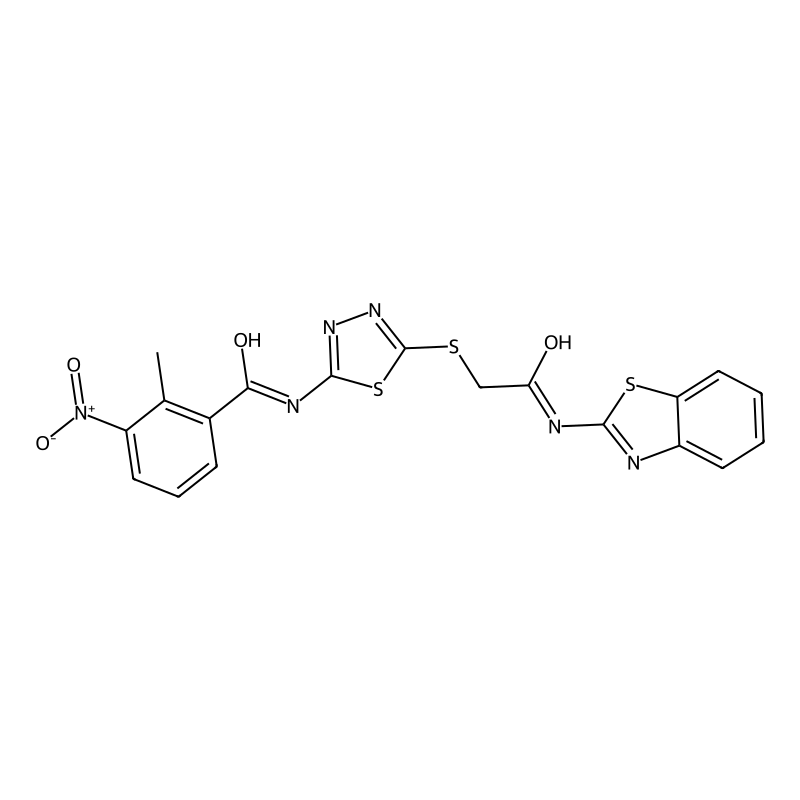 N-(5-((2-(benzo[d]thiazol-2-ylamino)-2-oxoethyl)th...