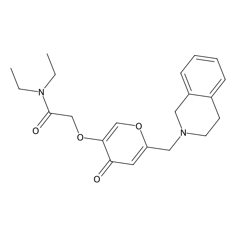 N,N-diethyl-2-({4-oxo-6-[(1,2,3,4-tetrahydroisoqui...