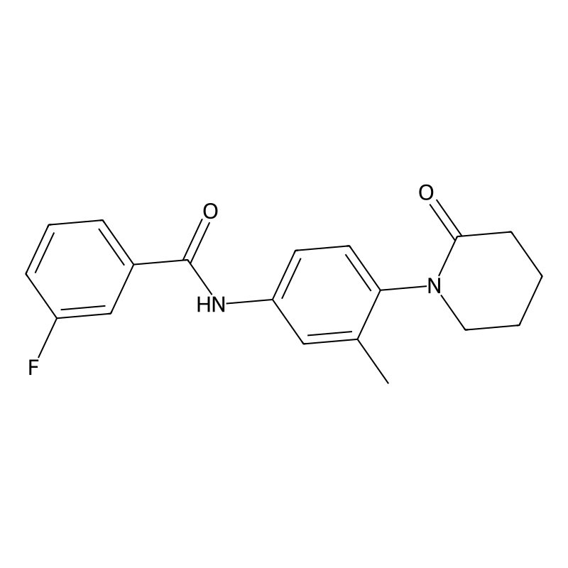 3-fluoro-N-(3-methyl-4-(2-oxopiperidin-1-yl)phenyl...