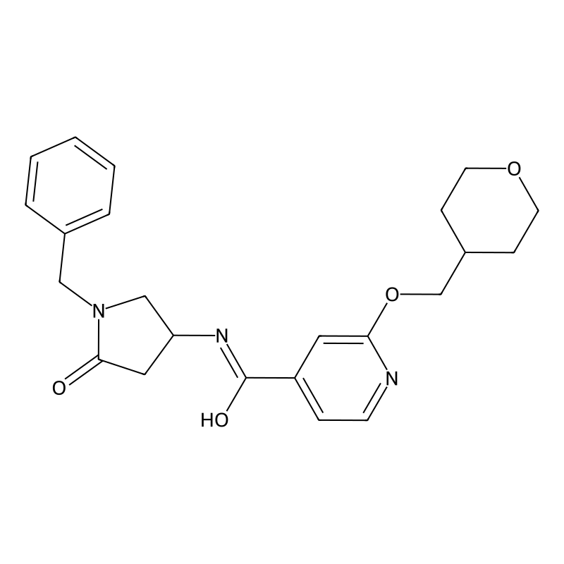 N-(1-benzyl-5-oxopyrrolidin-3-yl)-2-((tetrahydro-2...