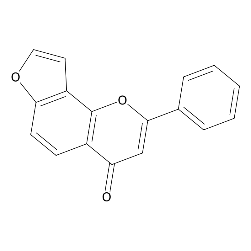 2-Phenylfuro[2,3-h]chromen-4-one