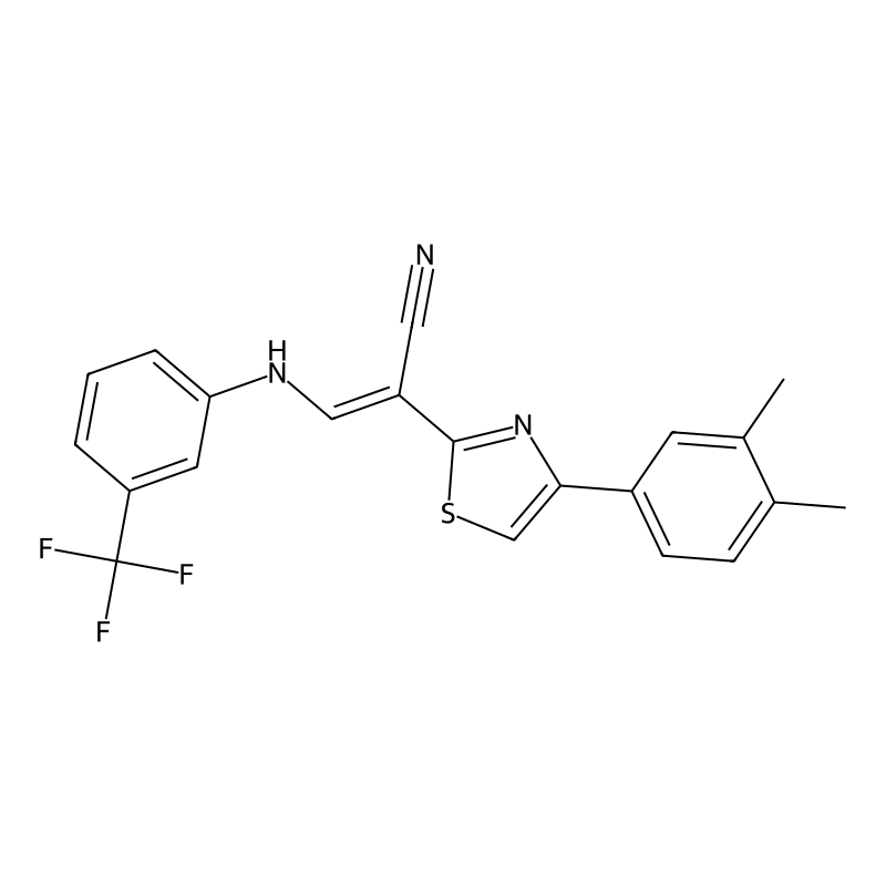 Buy E 2 4 34 Dimethylphenylthiazol 2 Yl 3 3 Trifluoromethylphenylaminoacrylonitrile 