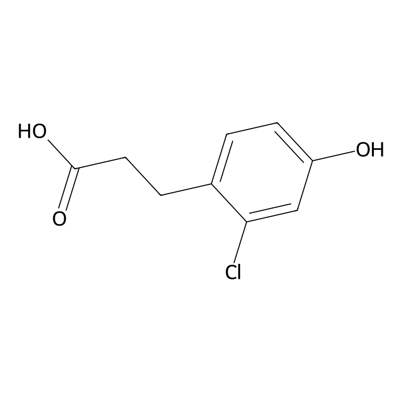 3-(2-Chloro-4-hydroxyphenyl)propanoic acid