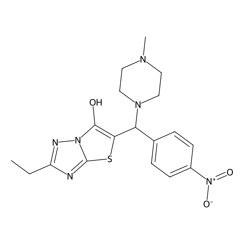 Buy 2-Ethyl-5-((4-methylpiperazin-1-yl)(4-nitrophenyl)methyl)thiazolo[3 ...