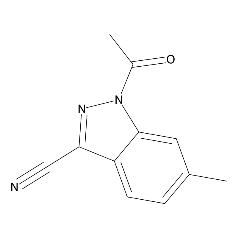 1-Acetyl-6-methyl-1H-indazole-3-carbonitrile