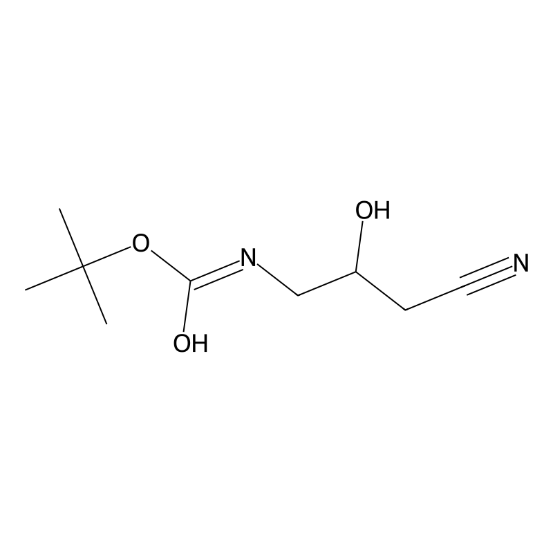 tert-butyl N-(3-cyano-2-hydroxypropyl)carbamate