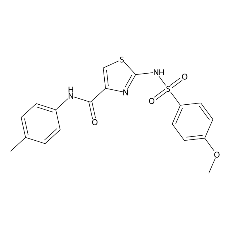 2-(4-methoxyphenylsulfonamido)-N-(p-tolyl)thiazole...