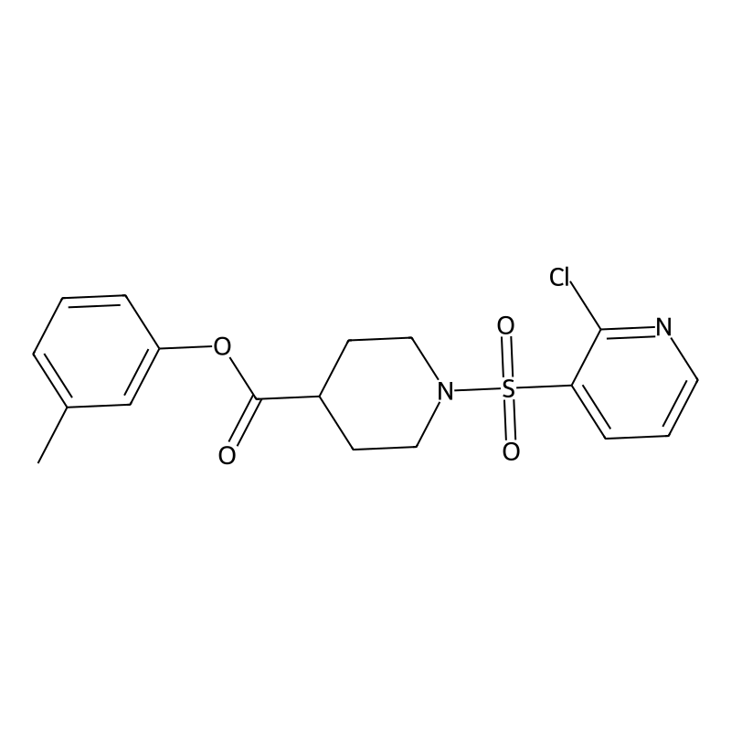 3-Methylphenyl 1-[(2-chloropyridin-3-yl)sulfonyl]p...