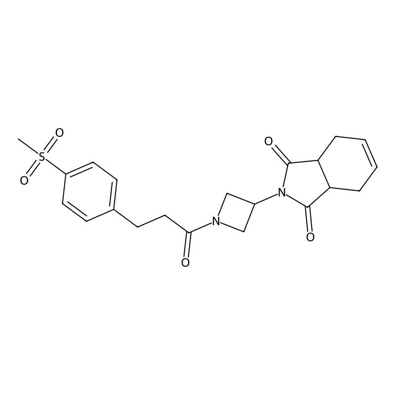 2-(1-(3-(4-(methylsulfonyl)phenyl)propanoyl)azetid...