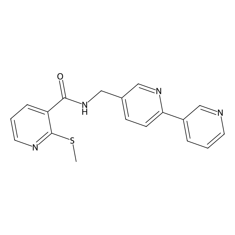 N-([2,3'-bipyridin]-5-ylmethyl)-2-(methylthio)nico...