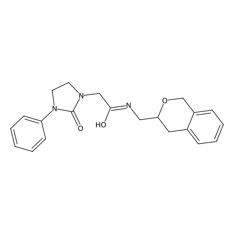 N-(isochroman-3-ylmethyl)-2-(2-oxo-3-phenylimidazo...