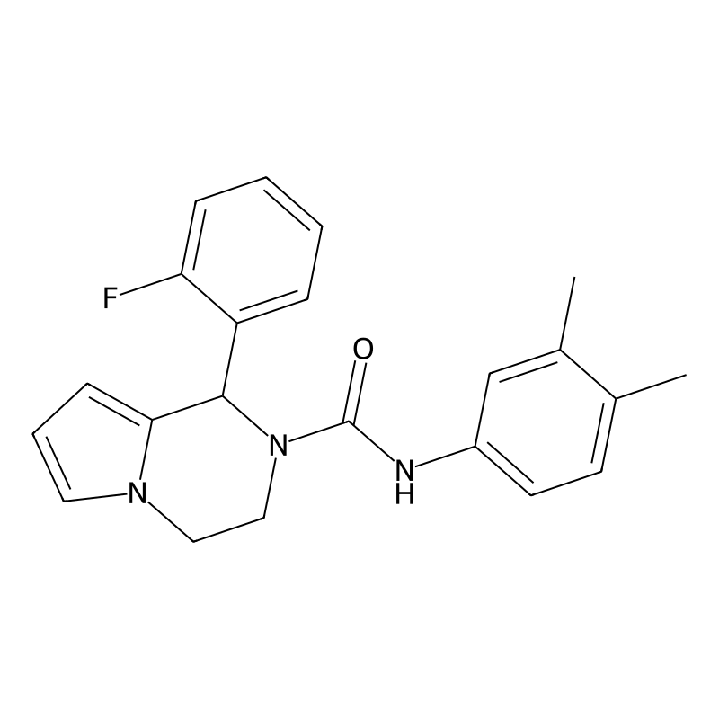 N-(3,4-dimethylphenyl)-1-(2-fluorophenyl)-1H,2H,3H...