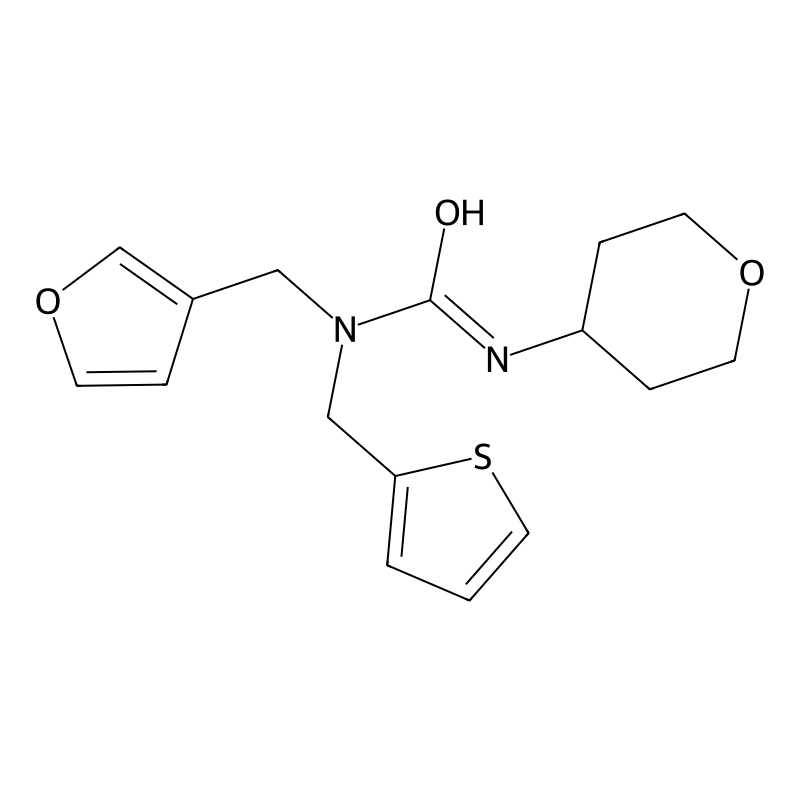 3-[(furan-3-yl)methyl]-1-(oxan-4-yl)-3-[(thiophen-...