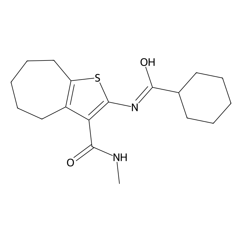 2-cyclohexaneamido-N-methyl-4H,5H,6H,7H,8H-cyclohe...