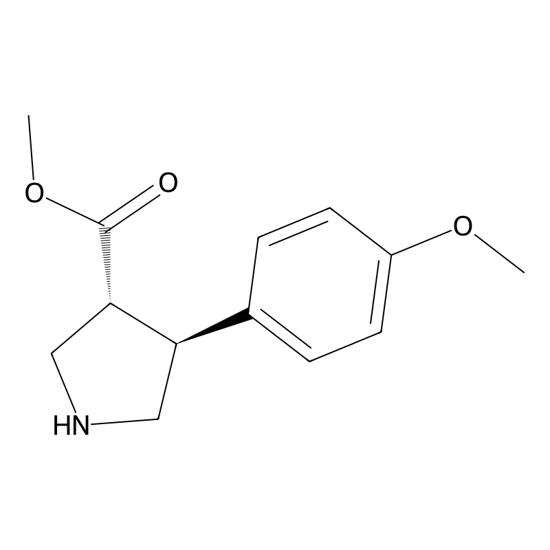 Trans-methyl 4-(4-methoxyphenyl)pyrrolidine-3-carb...