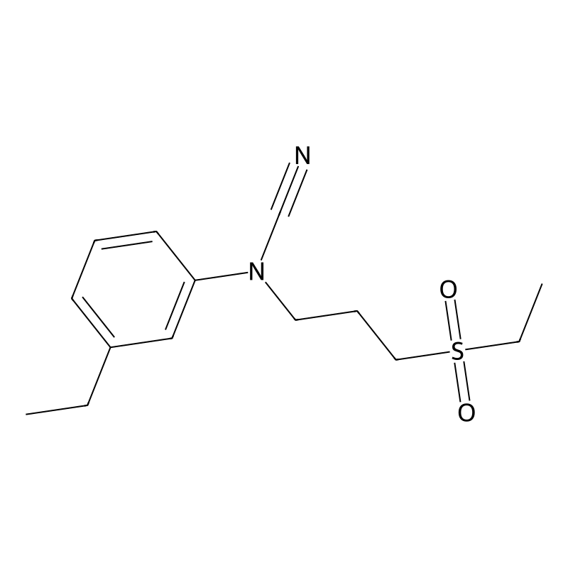 (3-Ethylphenyl)-(3-ethylsulfonylpropyl)cyanamide