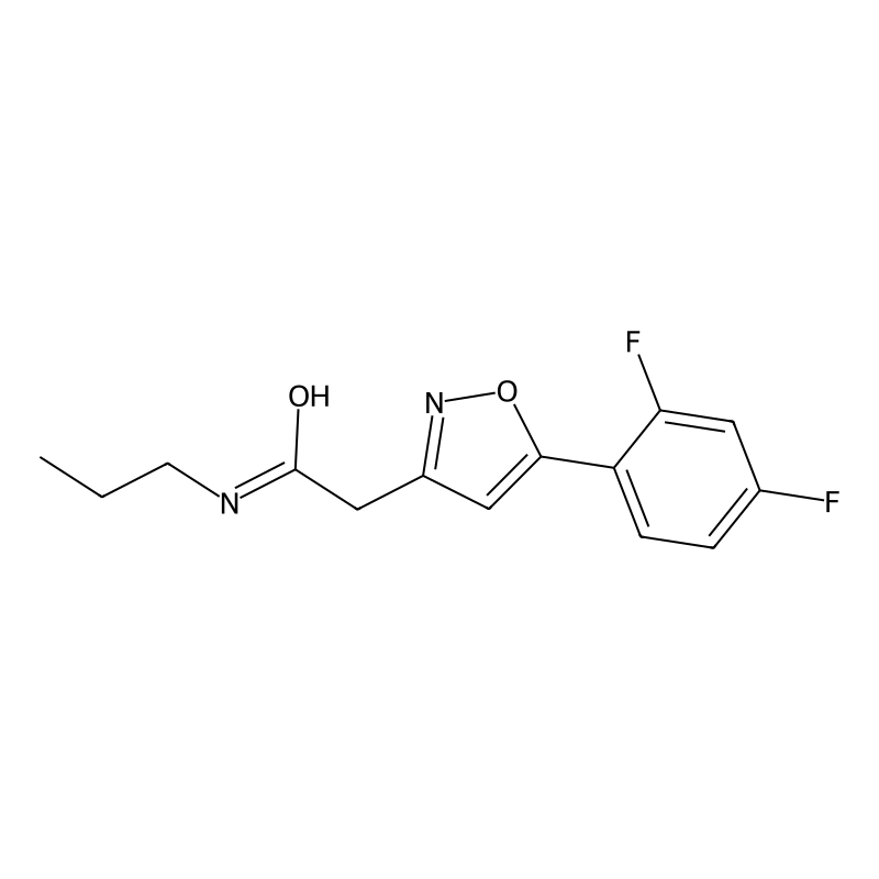 2-[5-(2,4-difluorophenyl)-1,2-oxazol-3-yl]-N-propy...