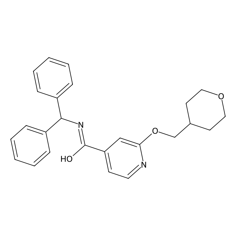 N-benzhydryl-2-((tetrahydro-2H-pyran-4-yl)methoxy)...