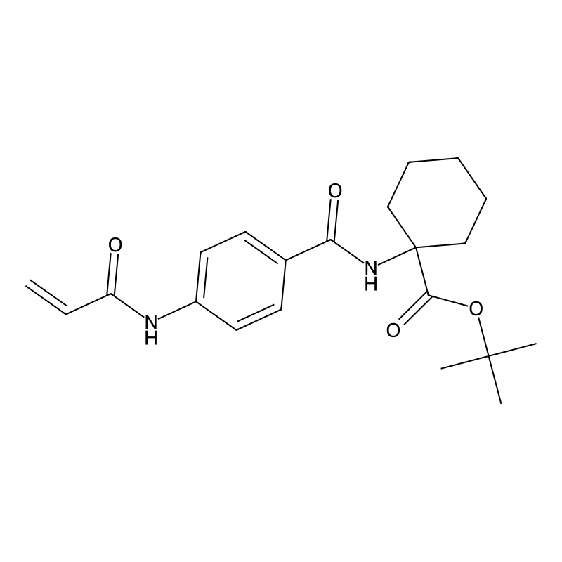 Tert-butyl 1-[[4-(prop-2-enoylamino)benzoyl]amino]...