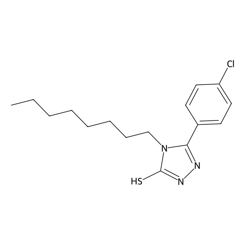 5-(4-chlorophenyl)-4-octyl-4H-1,2,4-triazole-3-thi...