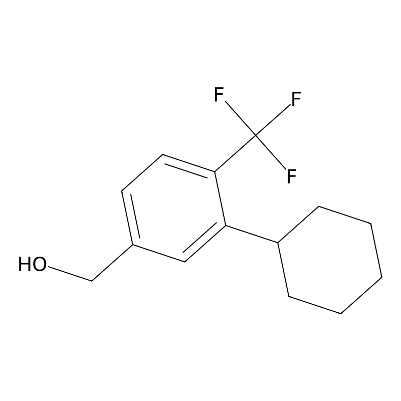 [3-Cyclohexyl-4-(trifluoromethyl)phenyl]methanol