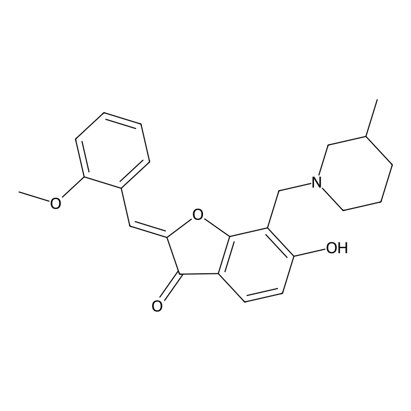 (2Z)-6-hydroxy-2-[(2-methoxyphenyl)methylidene]-7-...