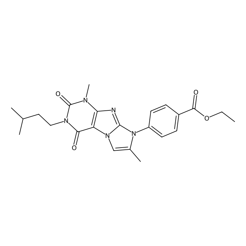 ethyl 4-(3-isopentyl-1,7-dimethyl-2,4-dioxo-3,4-di...