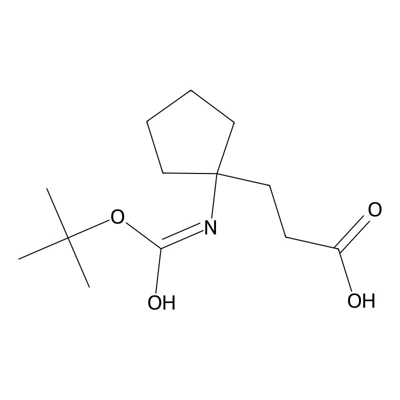 3-(1-((tert-Butoxycarbonyl)amino)cyclopentyl)propa...