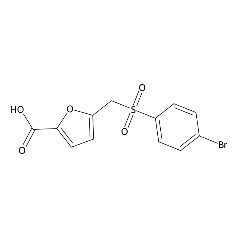 5-{[(4-bromophenyl)sulfonyl]methyl}-2-furoic acid