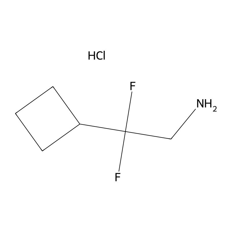 2-Cyclobutyl-2,2-difluoroethan-1-amine hydrochlori...