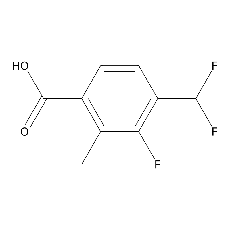 4-(Difluoromethyl)-3-fluoro-2-methylbenzoic acid