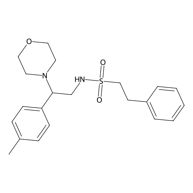 N-(2-morpholino-2-(p-tolyl)ethyl)-2-phenylethanesu...