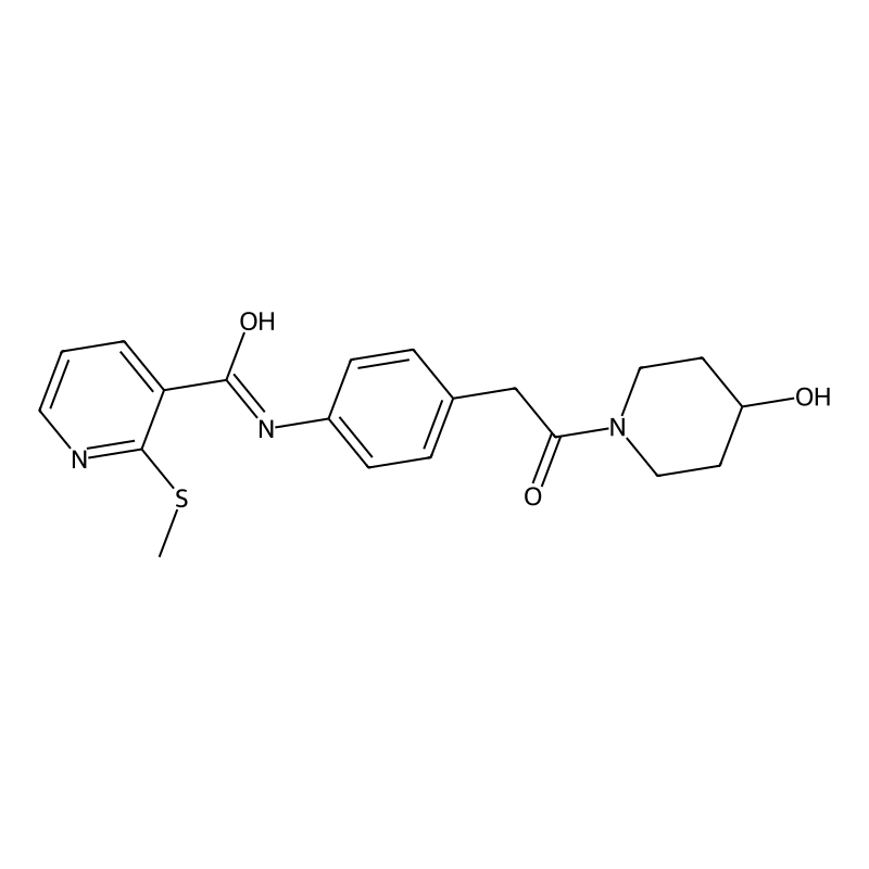 Buy N Hydroxypiperidin Yl Oxoethyl Phenyl Methylthio Nicotinamide